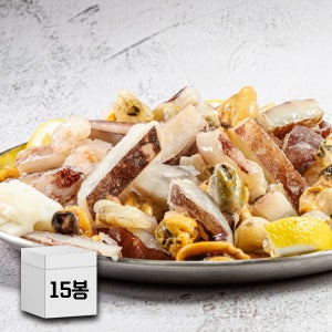 해물모듬 5종 믹스 700g x15봉지 대용량 냉동 손질 업소용 모둠 짬뽕 재료