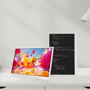 2025년 신제품 인터픽셀 IP1640 IPS 165Hz 포터블 화이트 게이밍 모니터 멀티 앵글 컨트롤 피벗