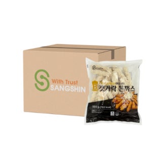 [1BOX] 프리미엄 비쇼쿠 젓가락돈까스 500g x 16팩 업소용 냉동돈까스 미니돈가스