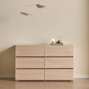 메이 e0 서랍장 속 깊은 광폭 인테리어 안방 드레스룸 옷 높은 1200, 3단, 메이플