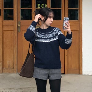 [제로스트릿][2컬러] 노르딕 울 스웨터 NORDIC WOOL SWEATER