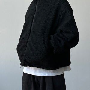 리버서블 양털 후리스 패딩 (3color)