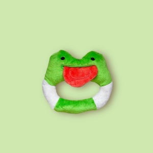 플로피 강아지 장난감 노즈터그 개구리 - 노즈워크, 터그놀이, 바스락
