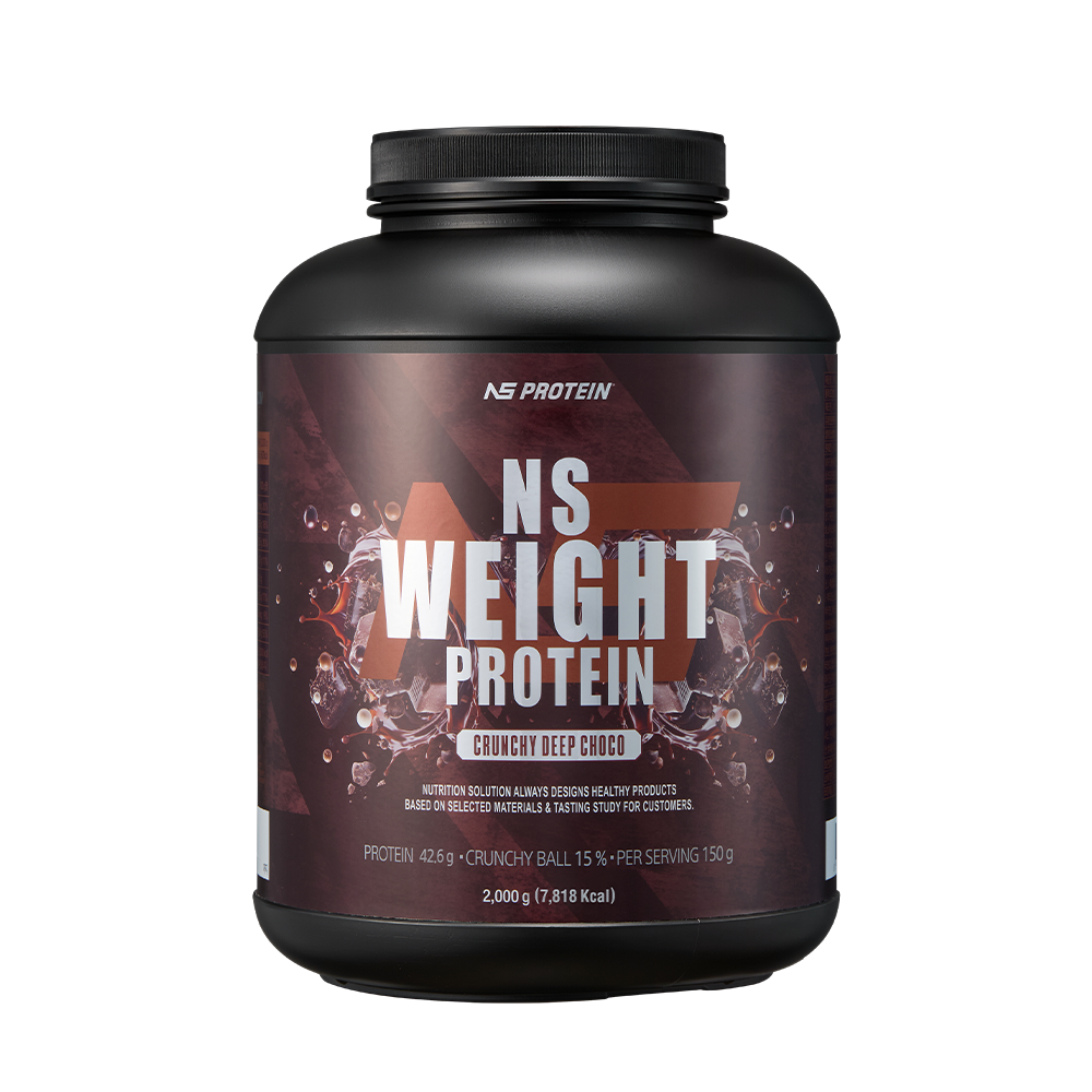 NS 웨이트 프로틴 크런치 딥초코 2kg 단백질 헬스 보충제