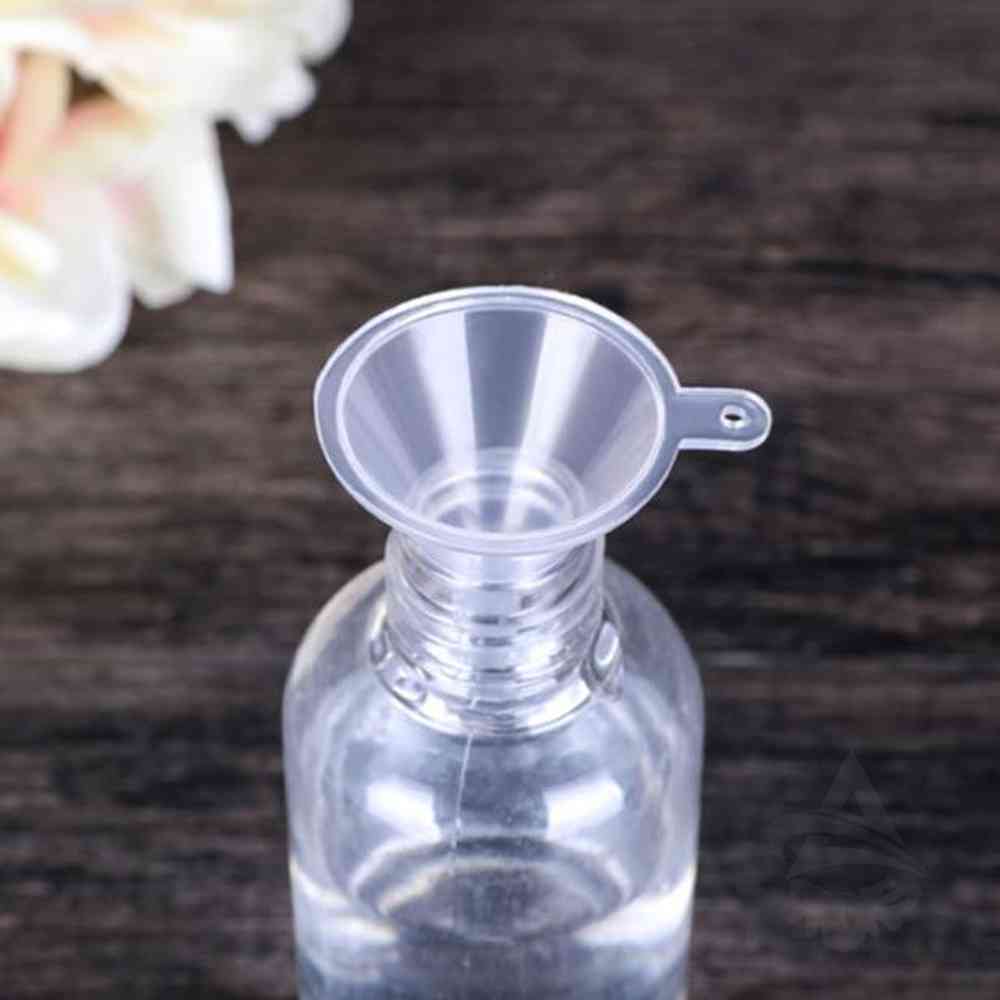 사안 투명 미니 플라스틱 깔때기 소형깔대기 일회용깔대기