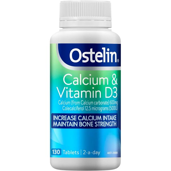 오스텔린 칼슘 &amp; 비타민D3 130정 <b>골밀도</b> 서포트 청소년의 건강한