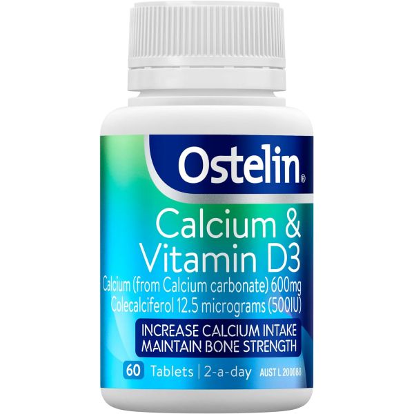 오스텔린 칼슘 &amp; 비타민D3 60정 <b>골밀도</b> 서포트 청소년의 건강한