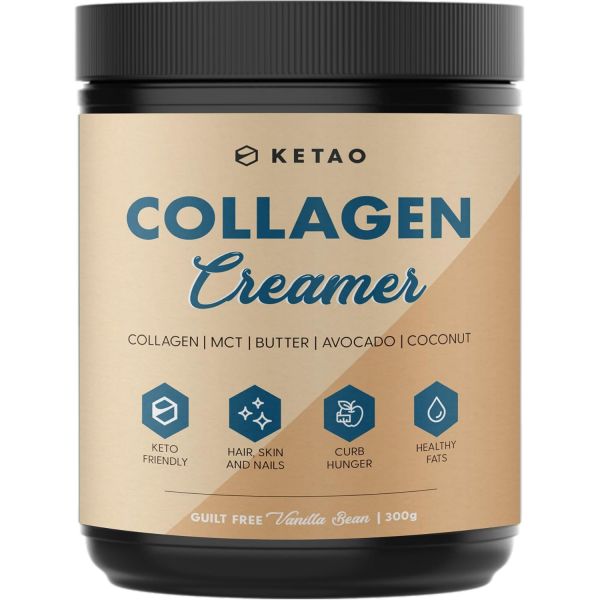 케타오 <b>콜라겐 크리머</b> MCT 아보카도 배고픔 조절 케토 300g