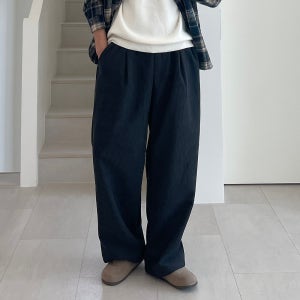 남자 코듀로이팬츠 9부 10부 겨울 골덴 남자 기모 바지