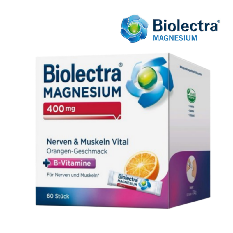 <b>바이오렉트라 마그네슘</b> 400 <b>울트라 다이렉트</b> +비타민 B 포함 (60포)