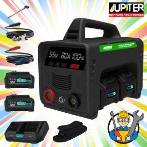 주피터 충전 용접기 미니 ZW160 아크 논가스 CO2 겸용 배터리2개 세트 마끼다 호환