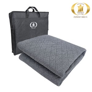 한일의료기 겨울 난방 코지아 프라임 인공지능 EMF 탄소 매트 전기요 더블 딥그레이 135cmX180cm