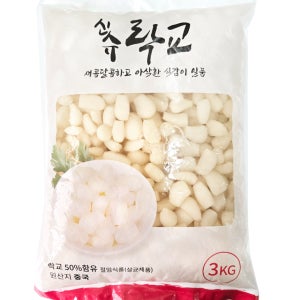 신슈 파우치 락교 3S 1박스 3kg x 4개 업소용 절임 코우