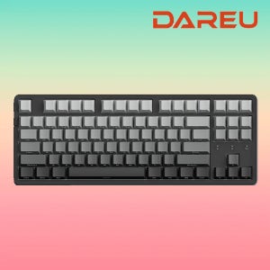 다얼유 EK87PRO 8K 게이밍 기계식 키보드 스모키그레이(측각), 저소음 마쉬멜로축