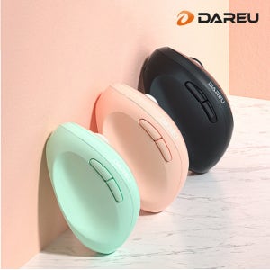 다얼유 LM158 무선 무소음 버티컬 마우스 인체공학