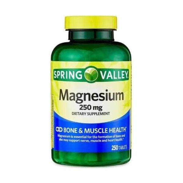 불안 <b>스프링 밸리</b> 마그네슘 250mg 250캔 정제