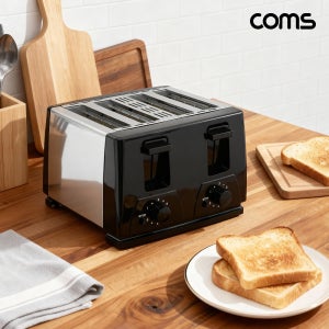 4구 토스터기 식빵 베이글 토스트기 6단 굽기조절 1300W HJ396