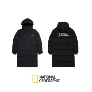 내셔널지오그래픽 롱패딩 카이만프로 빅로고 롱기장 구스다운, 겨울전 단가하락