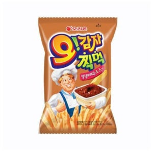 오리온 오감자 찍먹 양념바베큐 75g 6봉 봉지과자 스낵
