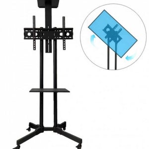 바퀴형 이동식 tv 거치대 회전형 tv 스탠드 거치대 65 업무용
