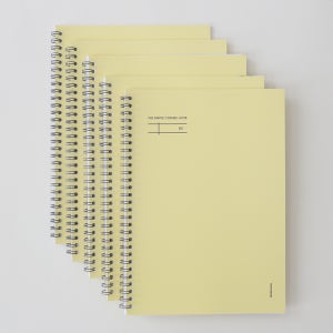 모모팝 더 심플 스프링 노트 B5 3종 코넬 레몬, 5개