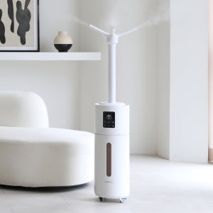 모리츠 스톰포그 대용량 복합식 가습기 17L 가열식 타워형 사무용 업소용 MO-17HM360