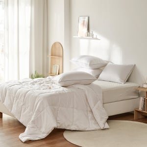 라울 호주산 60수 순면 양모이불+베개커버 K 화이트 강추위용 2.8kg, 1개