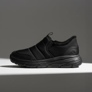 손 안 대고 신는 바로인 드론 따뜻한 기모 방한 슬립온 겨울 운동화 스니커즈