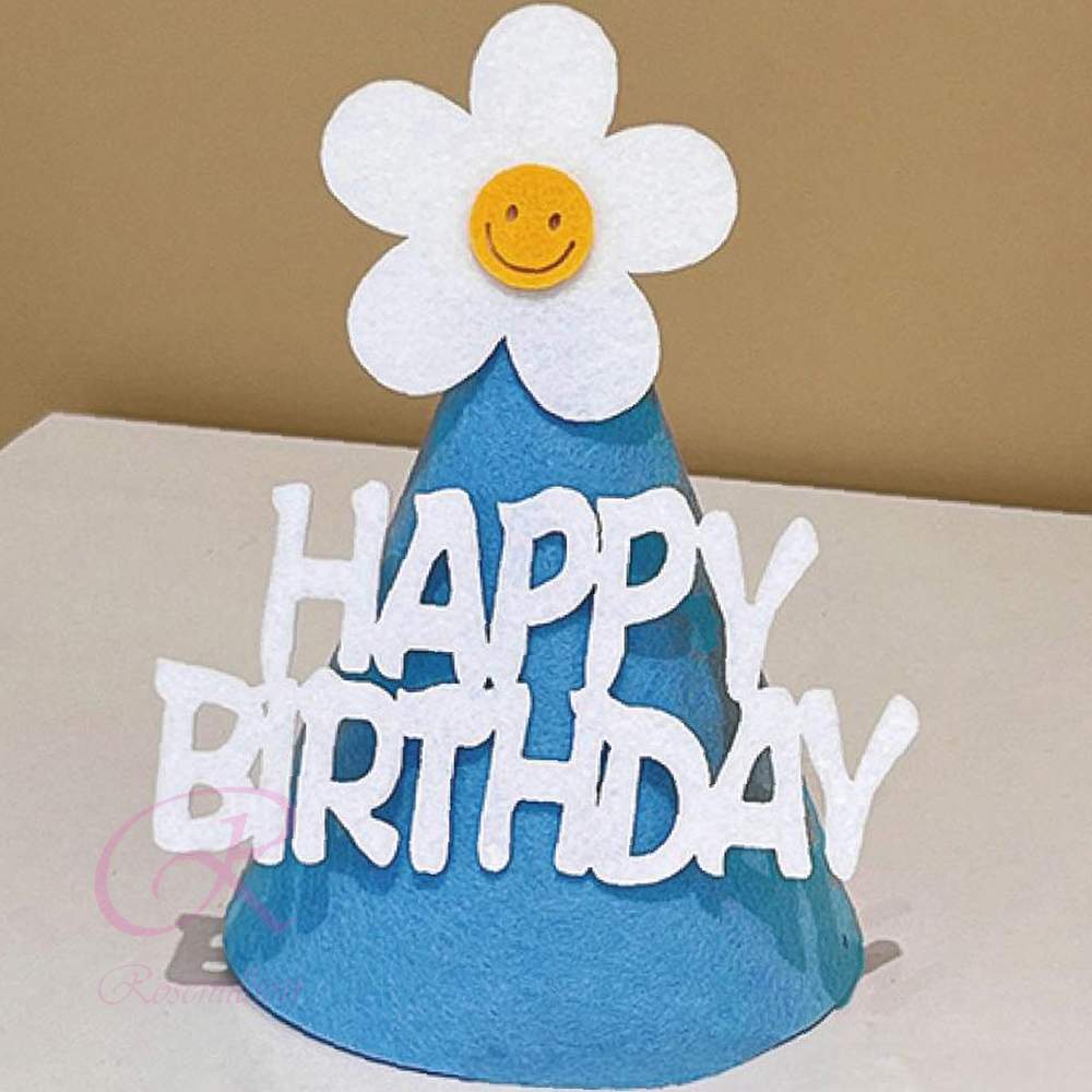 로즈밀 데이지 스마일 고깔모자 생일고깔모자