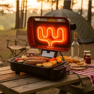 yeson 국내생산 멀티 전기그릴 연기없는 전기그릴팬 생선구이 고기 가정용 캠핑용 야외용