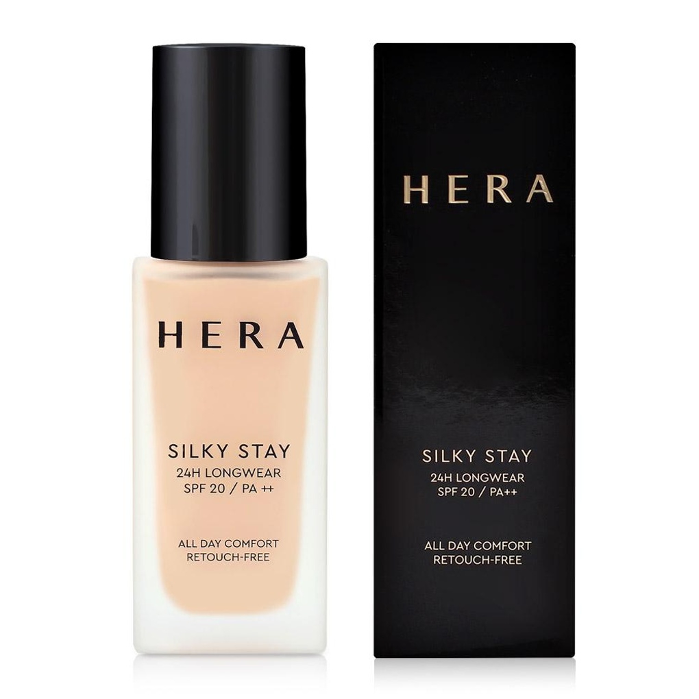 헤라 실키 스테이 24H 롱웨어 파운데이션 19N1 <b>라이트</b>바닐라, 30g