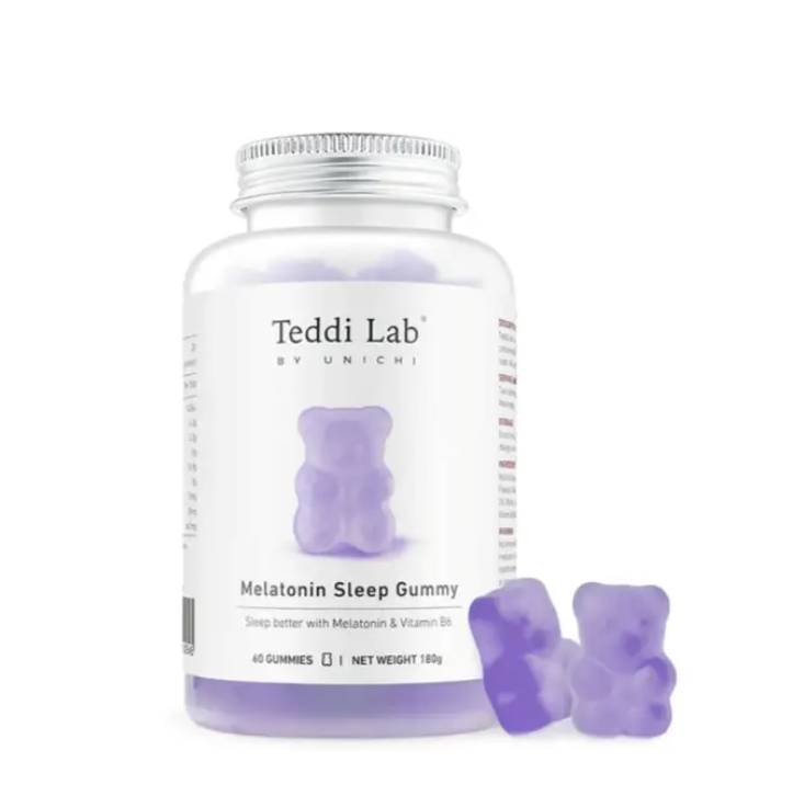 [면세점상품] 유니치 호주건강식품 멜라토닌 <b>슬립 구미</b> 테디랩 60정