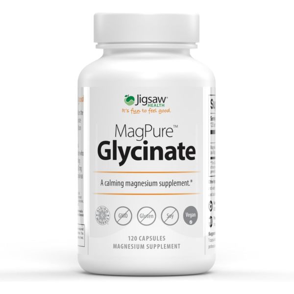 불안 직쏘 헬스 마그퓨어 글리신산염 프리미엄 마그네슘 캡슐 120캡슐