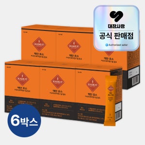 백만효소사랑 카무트효소 글루텐분해 20포, 6개