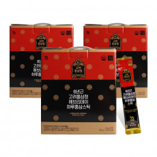 6년근<b>고려홍삼정</b> 에브리데이 하루홍삼스틱 50포 3박스 짜먹는 홍삼진액스틱 선물세트 중년건강 <b>직장인</b>수험생 집들이선물