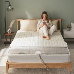 솜스 방수 전기장판커버 온수매트커버 알러지케어