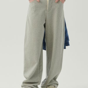 [비욘드클로젯][N ARCHIVE COLLECTION] 테일러드 플리스 스웨트 팬츠 그레이