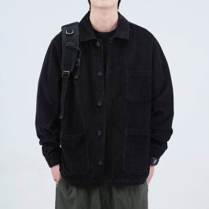 가을 빈티지 카고 루즈핏 남자 코듀로이 셔츠 DXRCSD14