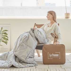 라울 호주산 60수 순면 양모이불+패드+베개커버 K 그레이 강추위용 2.8kg, 1개