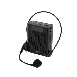 확성기 기가폰 강사마이크 교사 가이드 휴대용 헤드셋마이크 블루투스유선 검정 RNX1536