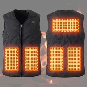 USB 발열 조끼 빅사이즈 온열 방한 열선 L