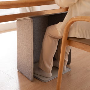 디큐브 사무실 발 난로 워머 파티션히터 히팅패드 전기히터 다리 온열기 책상밑 난방기