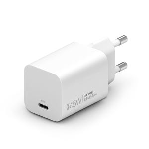 IPTIME UP451 PLUS-C GaN 45W PD3.0 QC4+ 초고속 충전기 화이트 (케이블포함)