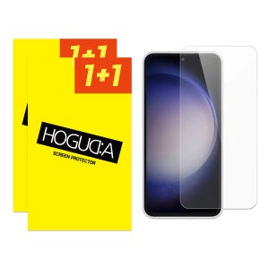 지문인식 투명 방탄 강화유리 액정보호 필름 갤럭시 A16 버디4, 2매입
