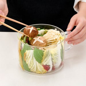 르메이드 내열유리용기 전자레인지 오븐 글라스 라면 계란찜 유리용기 1.5L