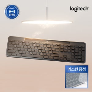 [키스킨증정][포토리뷰][N배송] 로지텍코리아 공식 솔라 K980 수신기미포함 무선 블루투스 키보드