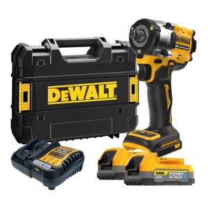 디월트 DCF921E2T 충전 임팩 렌치 20V 1.7Ah 파워스텍 배터리 2개 세트