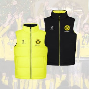 도르트문트 축구 양면 팀 단체 리버시블 패딩 조끼 베스트 CSR