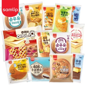 맛있는 삼립빵 5봉 (2-3종류 랜덤 발송)