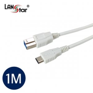 랜스타 LS-U31-CM3BM-1M USB 3.1 케이블 C/M-3.0 B/M 1M White